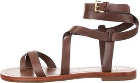 tory burch leather gladiator sandals shopstyle