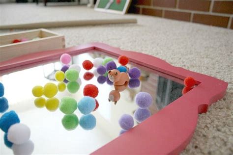 These toddler tables are great for endless hours of creativity and imagination. Toddler Activities: Play with Pompoms, Cardboard Tube and ...