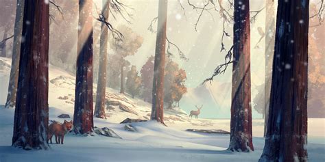 Winter Forest By Hjalmarwahlin On Deviantart