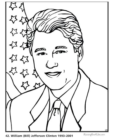 Home / holidays / presidents day. George Bush Coloring Page at GetColorings.com | Free ...