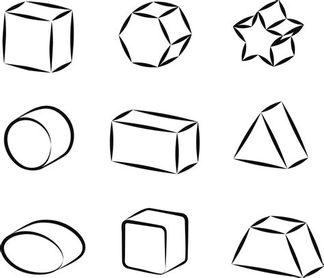 Images Of Geometrical Shapes Drawing