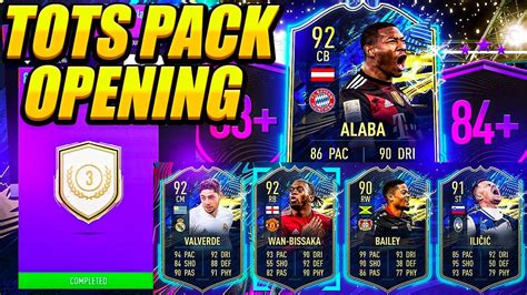 Fifa 21 Community Tots Pack Opening Tots Pack Sanity Packed Tots Alaba And Tots Valverde Fifa