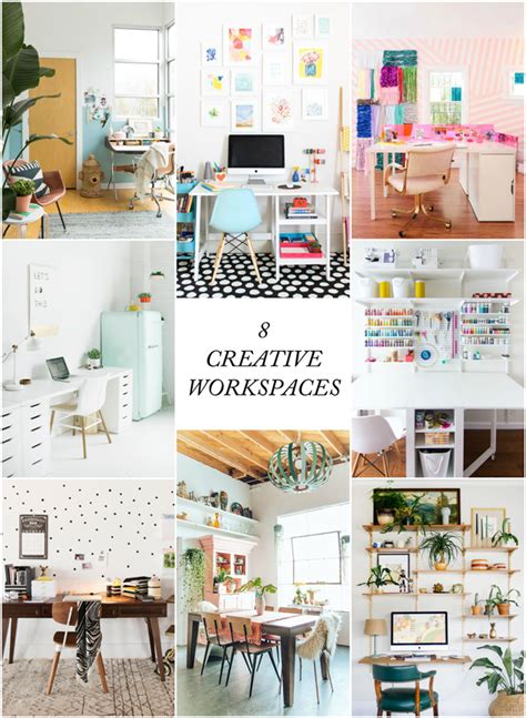 8 Gorgeous Creative Workspaces The Crafted Life