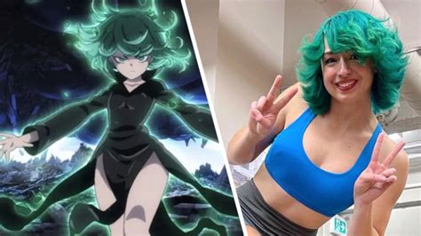 One Punch Man Tatsumaki Gets Fit With This Cosplay Pledge Times