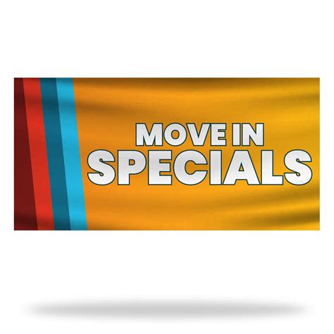 Move In Specials Flags And Banners Design 01 Free Customization Lush