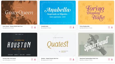 25 Best Italic Fonts For Stylish Designs