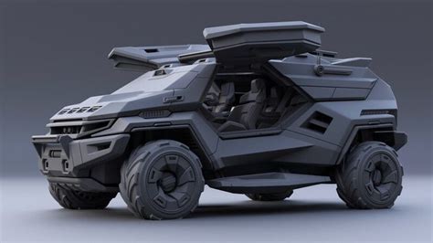 Artstation Armortruck Milen Ivanov In 2020 Futuristic Cars Dream