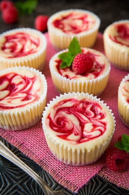 Raspberry Swirled Cheesecake Cupcakes Cooking Classy