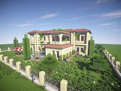 Modern house design offers clean lines, minimal clutter, open floor plans and plenty of windows and natural light. California Mansion minecraft house modern building ideas 5 ...