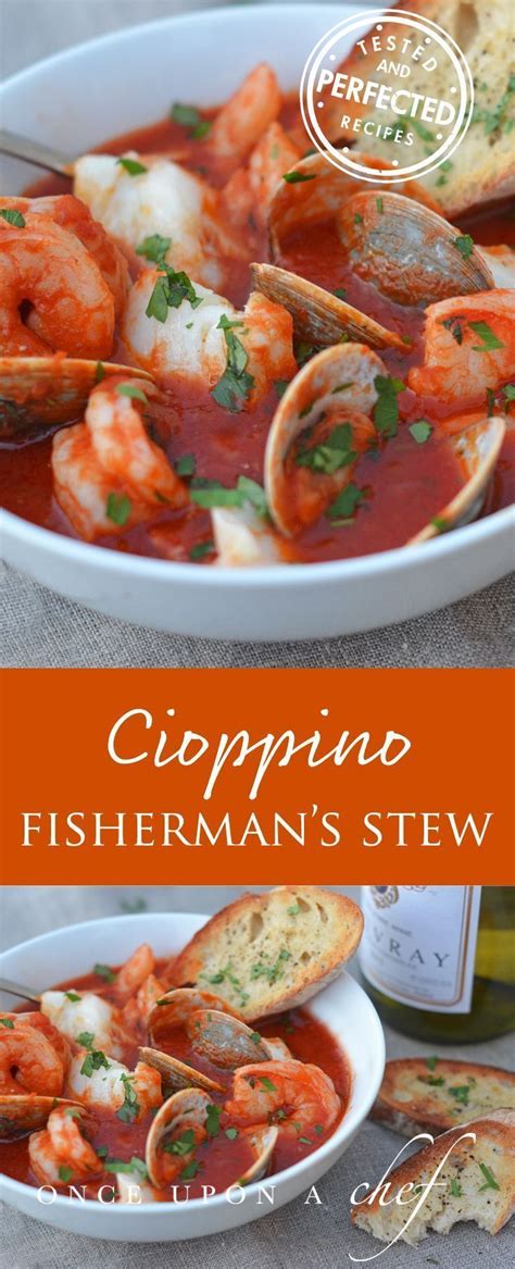 Remove from heat once shellfish have opened and seafood is tender. Cioppino (Fisherman's Stew) | Recipe (With images) | Stew ...