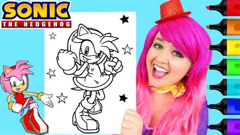 Check spelling or type a new query. Coloring Amy Rose Sonic The Hedgehog Coloring Page ...