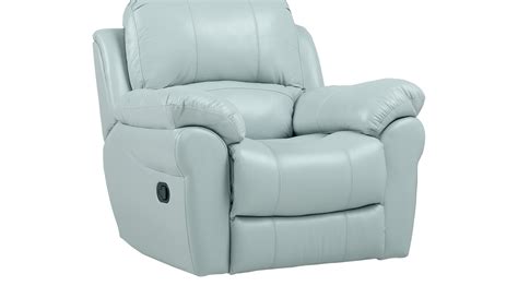 For the shopper who is looking for a style more classic and traditional we have a beautiful collection of club blue leather sofas and sectionals. Vercelli Aqua (light blue) Leather Rocker Recliner ...