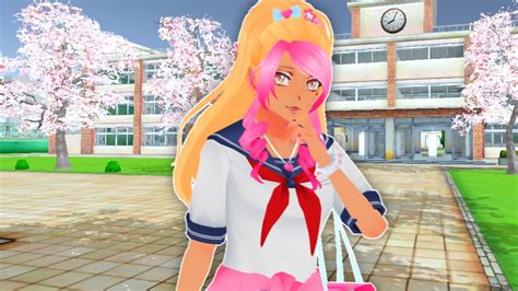 Playing As Kokoro Momoiro In High School Simulator 2019 Youtube