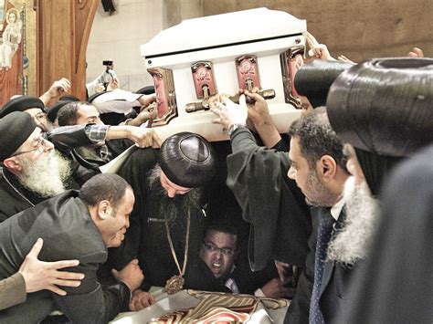 Thousands Attend Funeral Of Coptic Pope Shenouda The Independent