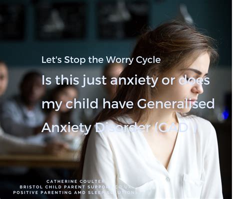 Does My Child Have Generalised Anxiety Disorder Gad Bristol Child