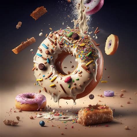A Doughnut With Sprinkles Free Image Pixexid