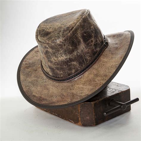 Limited Edition Leather Outback Hat Outback Hat Leather Leather Hats