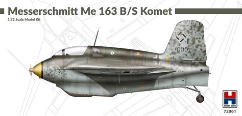 172 Messerschmitt Me 163 Bs Komet Akademie Cartograf Masky Vše