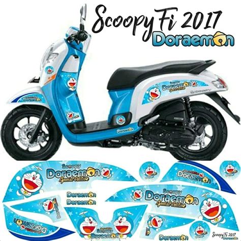 Namun, dari tahun ke tahun motor buatan pt astra honda indonesia semakin. Gambar Motor Scoopy Modifikasi Doraemon | rosaemente.com
