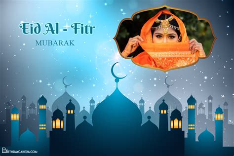 Create The Newest Eid Ul Fitr Mubarak Card Online 2022