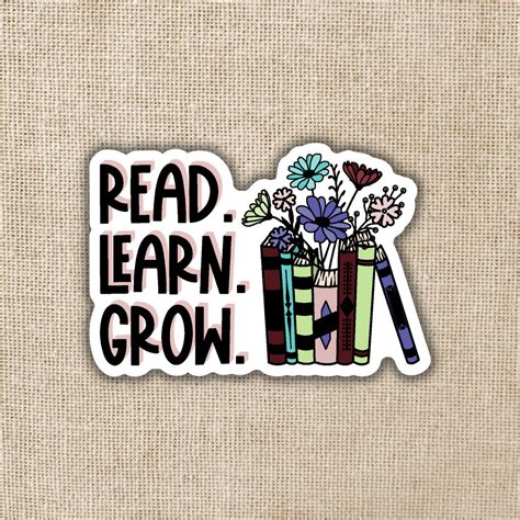 Read Learn Grow Sticker Little District Books