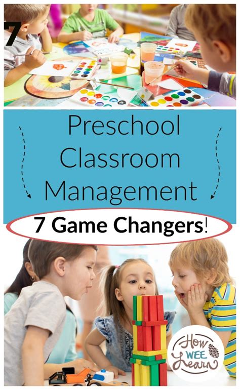 Preschool Classroom Management 7 Things To Know How Wee Learn