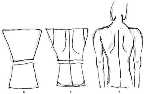 How To Draw Back Views Of Fashion Figure Torsos Dummies