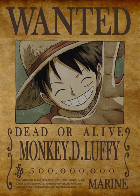 We hope you enjoy our growing collection of hd images to use as a. One Piece Wanted Posters Monkey D. Luffy #Displate artwork ...