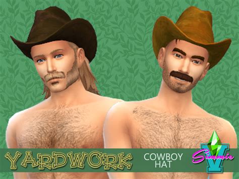 The Sims Resource Simmiev Yardwork Cowboy Hat