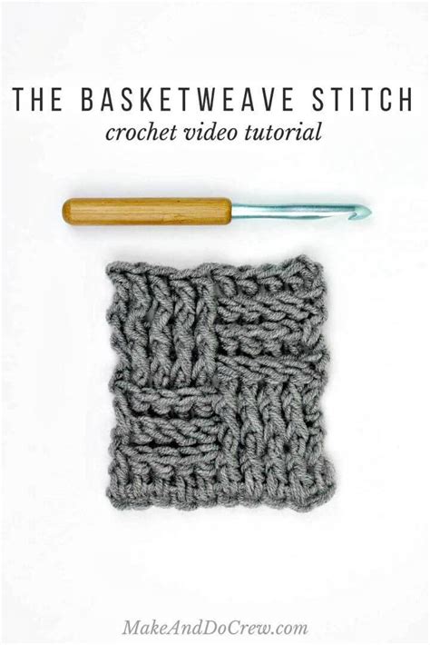 25 Free Crochet Basket Weave Stitch Patterns Diy And Crafts