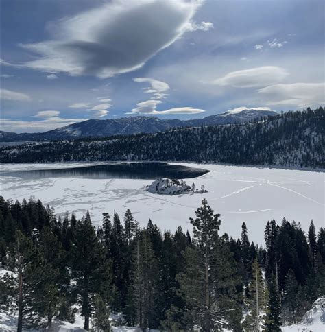 Emerald Bay In Lake Tahoe Freezes Over For First Time In Decades The