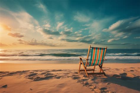 Premium Ai Image Breathe Relax And Beach Beach Land Scape Photo