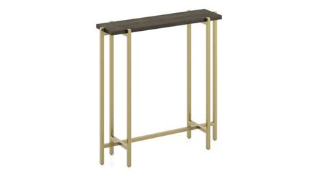 Cornille Solid Wood Console Table In Walnut Finish Urban Ladder
