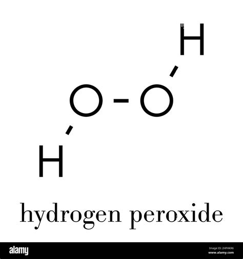 Hydrogen Peroxide Solution Stock Vector Images Alamy