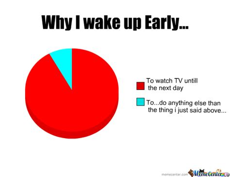 Why I Wake Up Early By Anonymousdude Meme Center