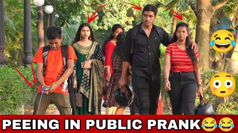 Peeing In Public Prank😳😂 Epic Reactions🤣 Mithun Chaudhary Youtube
