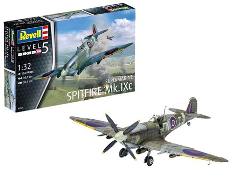 Revell Supermarine Spitfire Mkixc 132 Scale Model Kit 03927