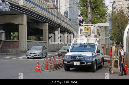 Japanese Police Car On The Tokyo Street In Japan Stock Photo Alamy