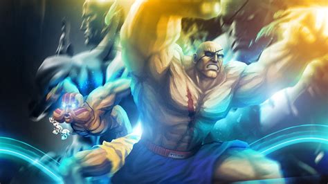 Street Fighter X Tekken Sagat Dhalsim Phone Wallpapers