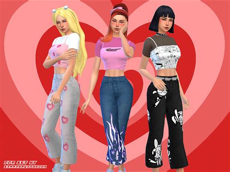 The Sims Resource Ppg Powerpuff Girls Top