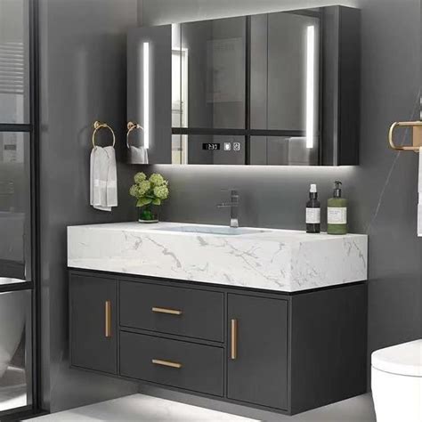Small modern bathroom vanity ideas. 40inch black bathroom vanity set with medicine cabinet lighted