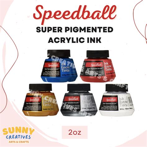 Speedball Super Pigmented Acrylic Ink 2oz Lazada Ph