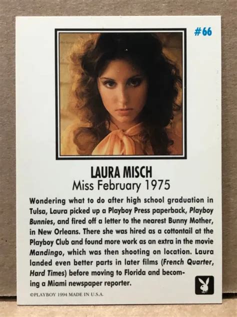 Playboy Trading Cards Ms February Laura Misch Picclick
