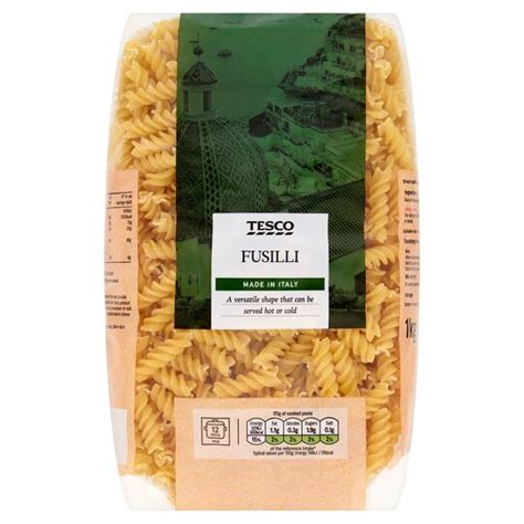 Tesco Fusilli Pasta Twists 1kg Tesco Groceries