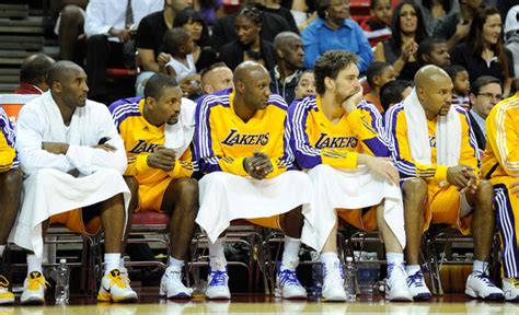 Comparing Lakers Benches 2009 10 Vs 2010 11 Lakers Nation