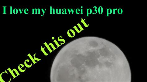 Huawei p30 pro deals have fallen behind in the brand's range with a new flagship taking its place. Huawei p30 pro amazing zoom moon photo - YouTube