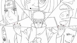 54 Naruto Akatsuki Ausmalbilder Ausmalbilder / Malvorlagen kostenlos
