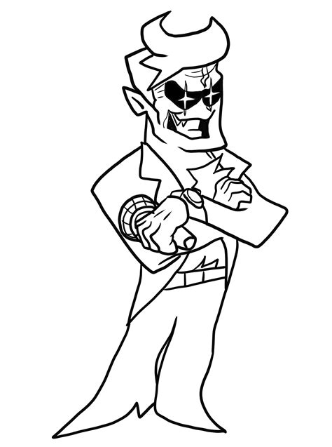 Fnf Daddy Dearest Coloring Pages