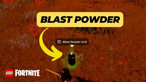 How To Find Blast Powder In Lego Fortnite Youtube