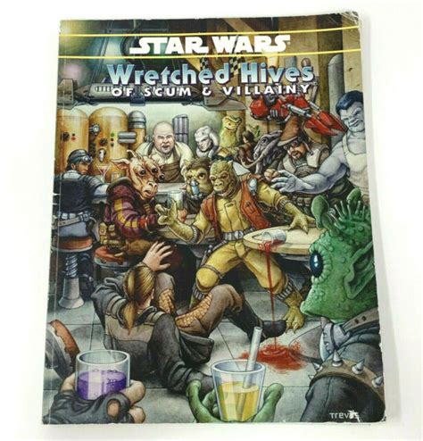 Star Wars Wretched Hives Of Scum And Villainy Rpg Book 1997 West End